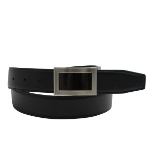 Reversible Belt with Unique Two-Tone Buckle 35-23174