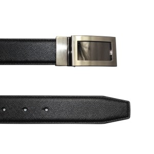 Reversible Belt with Unique Two-Tone Buckle 35-23174