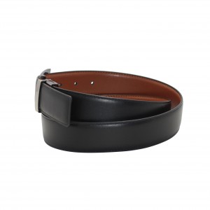 Embossed Reversible Belt with Intricate Details 35-23258