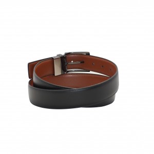 Embossed Reversible Belt with Intricate Details 35-23258