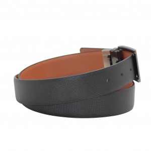 Reversible Belt with a Metallic Finish for a Shiny Look 35-23272