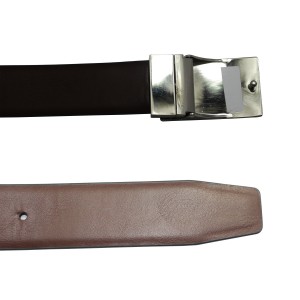 Reversible Belt with a Plaid Design for a Preppy Look 35-23277