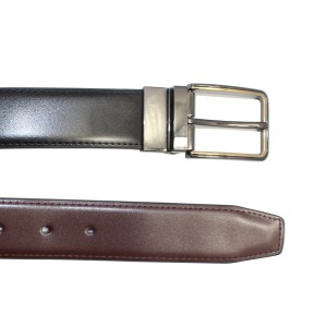 Reversible Belt with a Repeating Logo Design 35-23284