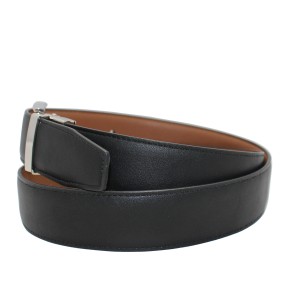Reversible Belt with a Repeating Logo Design 35-23285