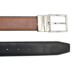 Reversible Belt with a Repeating Logo Design 35-23285