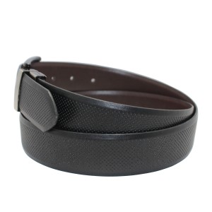 Reversible Belt with a Polka Dot Print for a Playful Look 35-23289