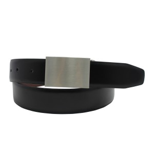 Reversible Belt with a Distressed Denim Finish 35-23297