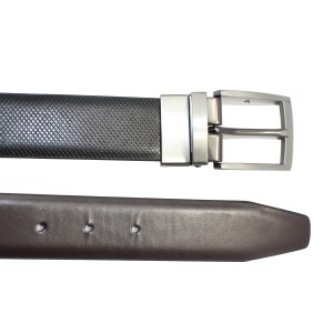 Reversible Belt with a Leopard Print for a Wild Touch 35-23307