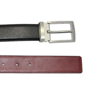 Reversible Belt with a Batik Print for a Global Style 35-23426