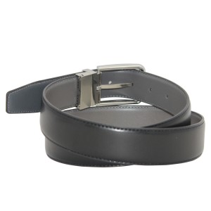 Wide Chain Link Reversible Belt for a Bold and Chic Look 35-23433