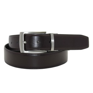 Reversible Belt with a Gingham Pattern for a Cute and Casual Style 35-23436