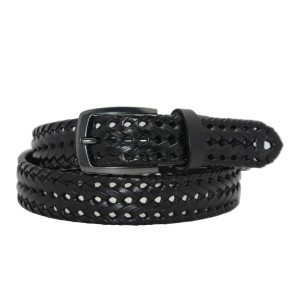 Woven Braided Belt with a Boho Vibe 35-23421A