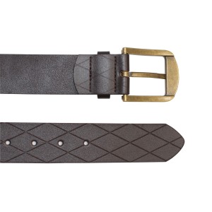 Studded Fabric Jeans Belt with Metal Accents 40-23366