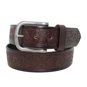 Western Buckle Jeans Belt with a Cowboy Hat Buckle 40-23398