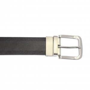 Embellished Leather Belt with Rhinestones 40-23415