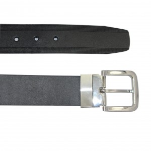Embellished Leather Belt with Rhinestones 40-23415