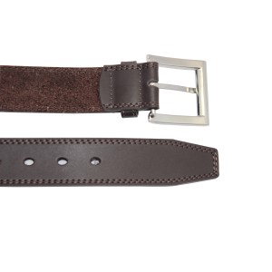 Embellished Suede Jeans Belt for a Soft and Textured Look 40-23438