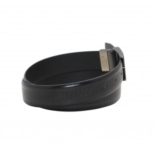 Reversible Belt with Unique Two-Tone Buckle 35-23259