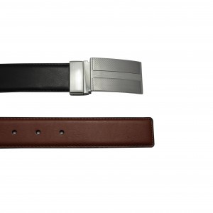 Double Buckle Reversible Belt for a Statement Piece 35-23270