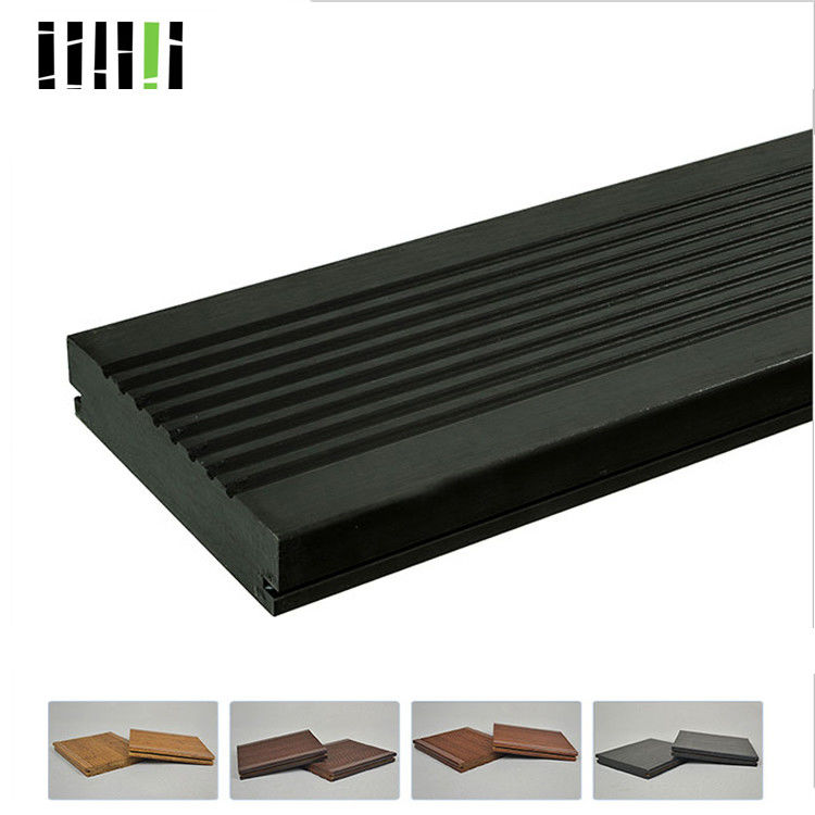 Anti Fading Bamboo Floor Panels Natural Wood Appearance For Outdoor Decking Floor