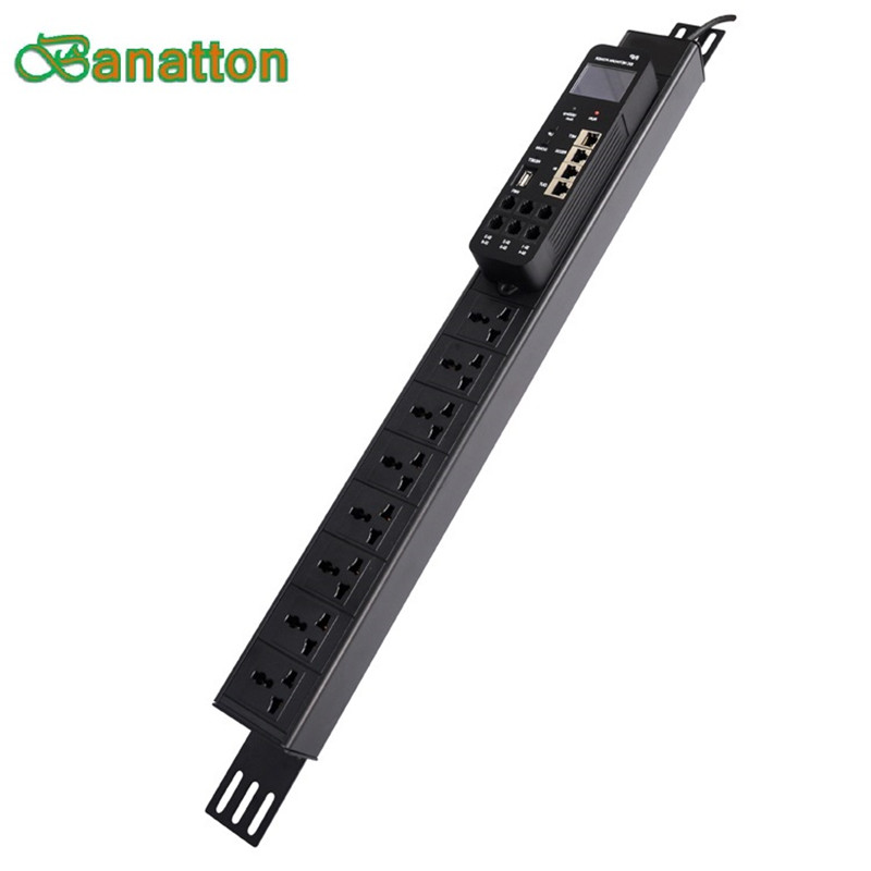 Banatton Smart Metered Rack Switched C19 C13 Power Distribution Unit Intelligent PDU for Mining and Data Center