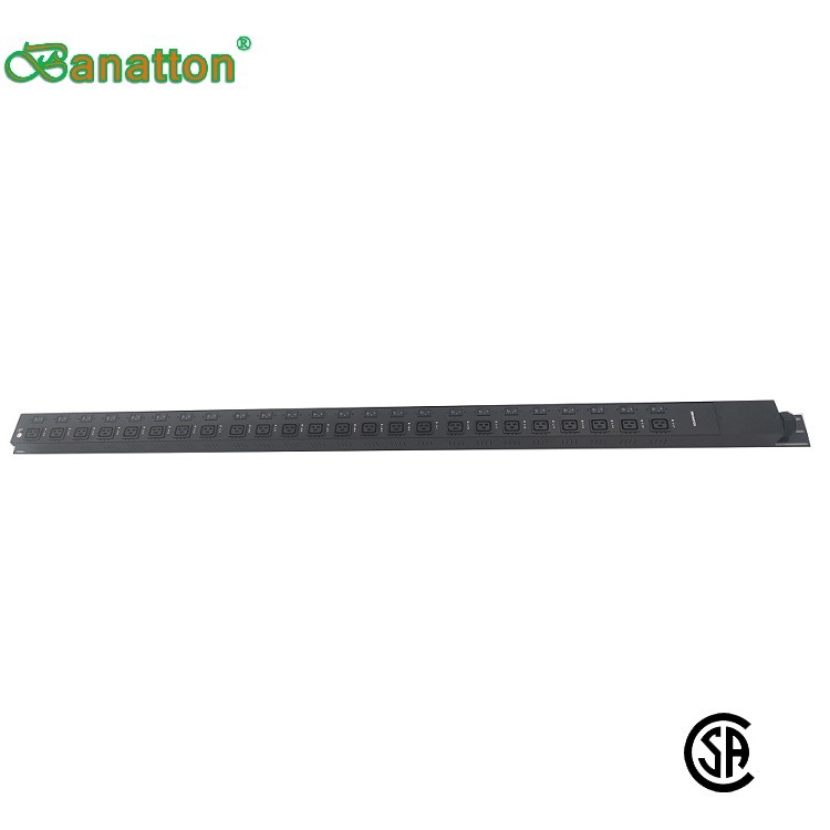 I-Banatton 6way PDU With Digital Meter Surge Protection 30A 240V L6-30P C19 C13 CSA Metered PDU For Mining.