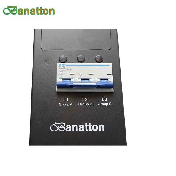 Banatton 6way PDU With Digital Meter Surge Protection 30A 240V L6-30P C19 C13 CSA Metered PDU For Mining.