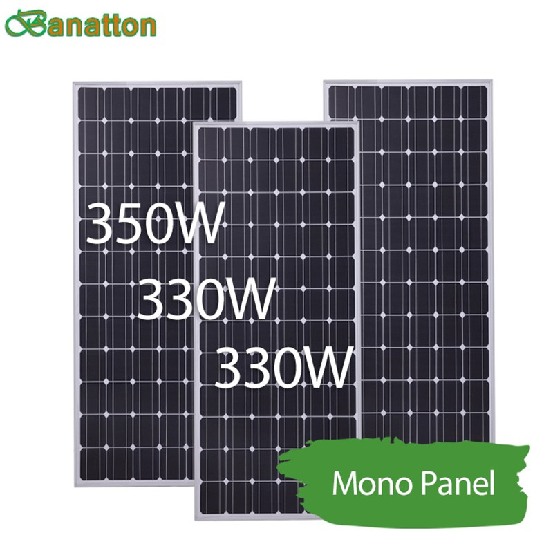 Kina 300 watt solpanel 12 volt monokrystallinsk solcellemodul Off Grid poly solpanel