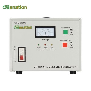 Banatton fase tunggal 220v 1000VA 10kva Servo Motor Type AC Automatic Voltage Regulator Stabilizers