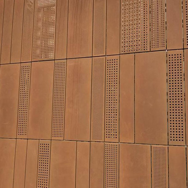 Κατασκευαστική πλάκα από χάλυβα Κινέζος κατασκευαστής ανθεκτική στις καιρικές συνθήκες για διακόσμηση κτιρίων