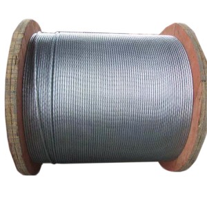Galvanized steel stranded wire 1*7 /1*19, electrical equipment, overhead lines, galvanized steel stranded wire, steel wire rope