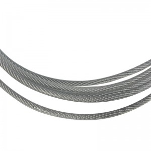Transparent PVC/PU/Nylon coated steel wire rope 4mm 5mm