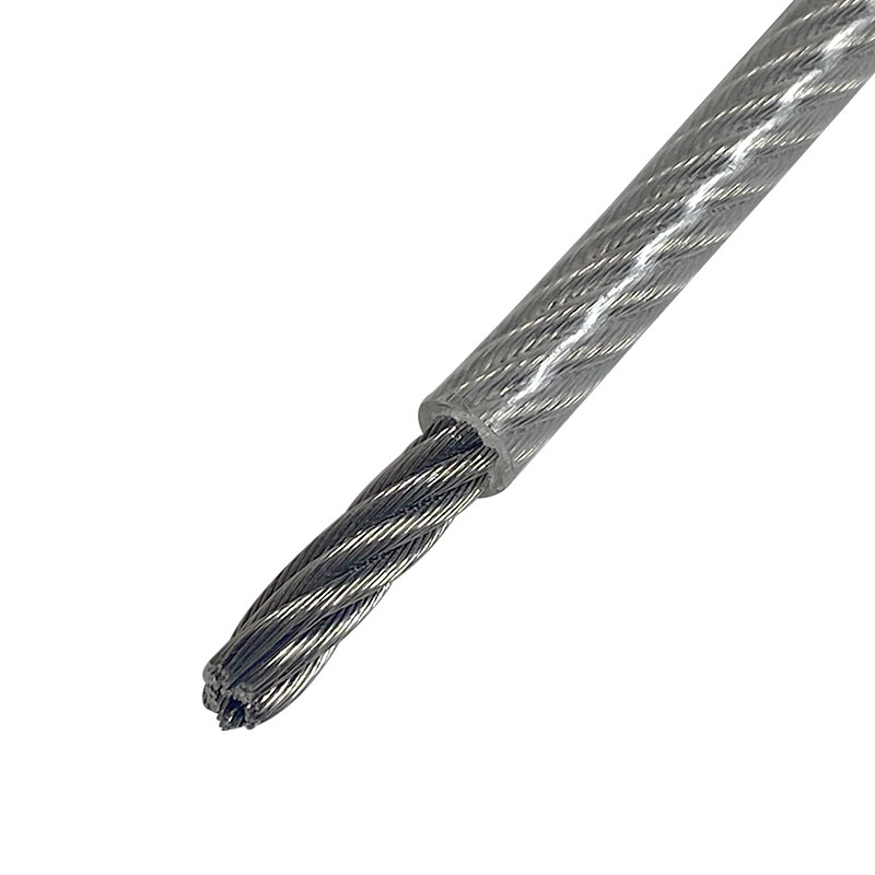 Transparent PVC/PU/Nylon coated steel wire rope 4mm 5mm Featured Image