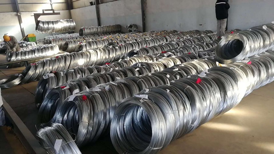 Our raw material: galvanized steel wire