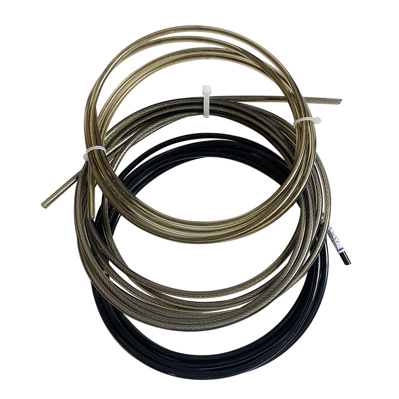 Black Color PVC/PU/Nylon coated steel wire rope Featured Image