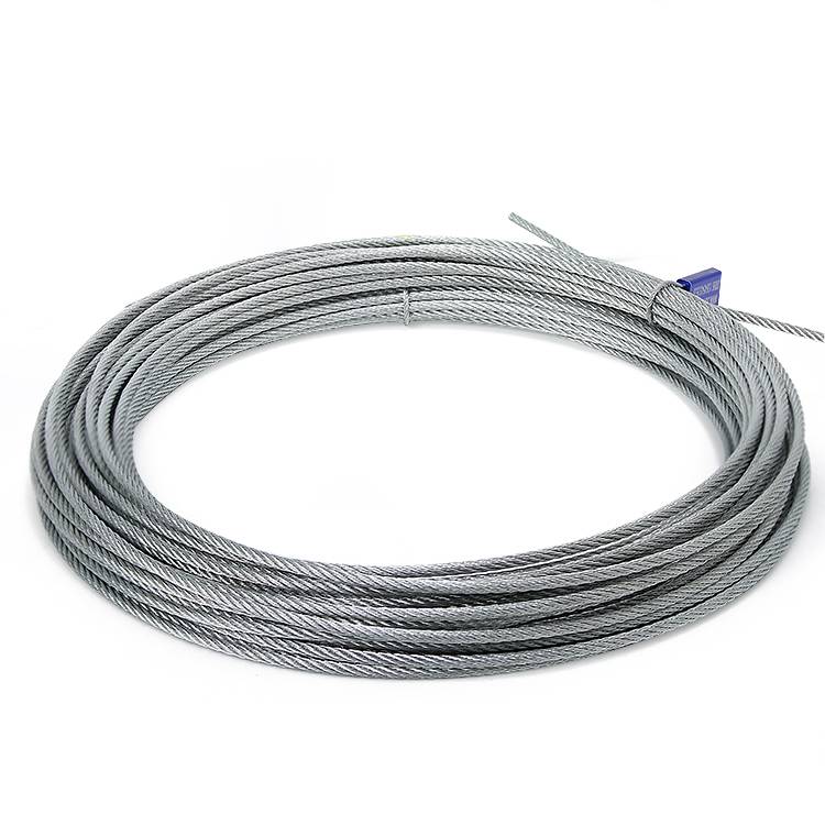 6*7+FC Hot-Dip Galvanized steel wire rope 1.5-12 mm Featured Image