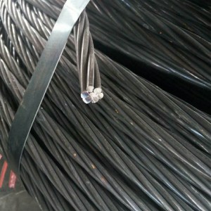 Steel strand 1*7  1*19 galvanized steel strands road barrier cable