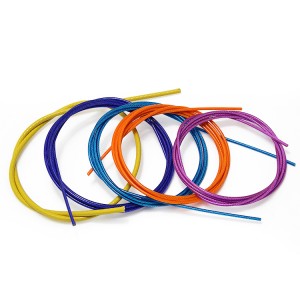 Colorful coated steel wire rope PVC PU Nylon coating galvanized wire cable