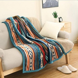 50” x 60”- Bohemian Soft Plush Flannel Blanket Throws for Bed/Couch/Sofa/Office/Camping