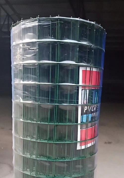 Σιδερένιο φράχτη με επίστρωση PVC με συγκολλημένο συρμάτινο πλέγμα