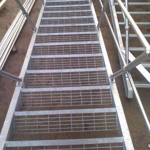 Factory wholesale Open Grate Flooring - Metal stair treads grating steps for steel ladders – Weijia