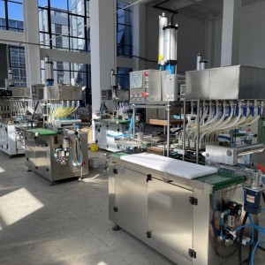 Machine de fabrication de dosettes liquides en poudre détergente FRS-50