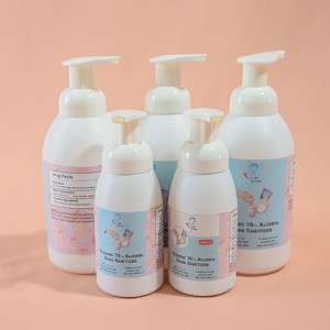 China OEM Hand Sanitizer Hand Companies –  70% alcohol Foaming Hand Sanitizer 99.99% Effective Against Germs  – Bath Concept