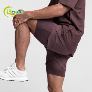 Custom Summer Men's Breathable Fitness Shorts
