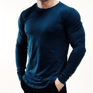 T-shirts de fitness à manches longues pour hommes