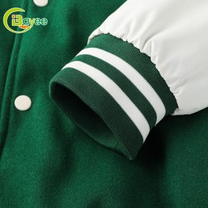 Usnjena jakna z usnjenimi rokavi po meri