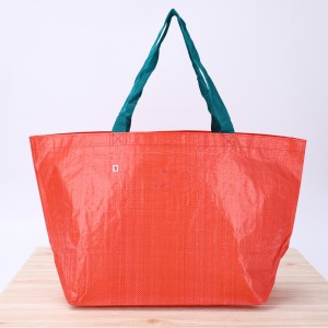 Buy Discount Plastic Packaging Reusable Pp Woven Bag Pricelist –  Hot selling customized colorful portable pp woven tote shopping bag – BaiChuan