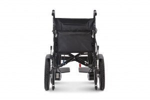 Silla de ruedas plegable de acero y aluminio, silla de ruedas eléctrica Manual con apoyabrazos inclinados abatibles y ajustables en altura