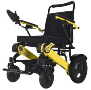 Xe lăn gấp vận chuyển di động hạng nhẹ 12″ dành cho người khuyết tật có phanh tay