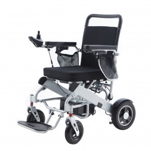 Xe lăn 12 inch có tựa lưng và tay cầm có thể gập lại với xe lăn y tế phục hồi chức năng